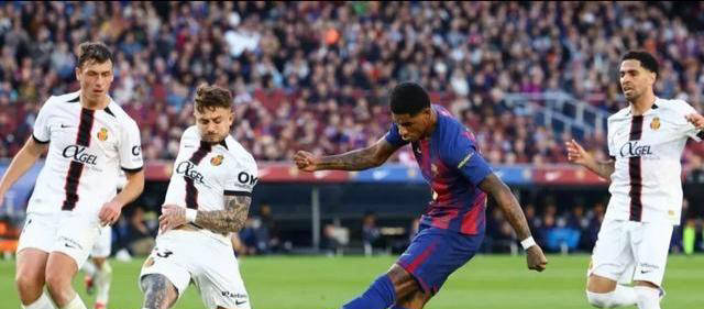 西甲第23轮：巴塞罗那主场3-0完胜马洛卡，积分升至58分领跑联赛